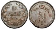 10 pennia 1909 year