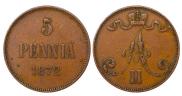 5 pennia 1872 year