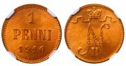 1 penni 1916 year