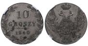 10 groszy 1840 year
