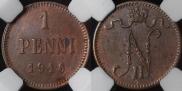 1 penni 1916 year