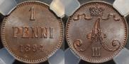 1 penni 1894 year