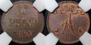 1 penni 1894 year