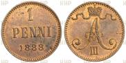 1 пенни 1888 года