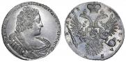 1 rouble 1733 year