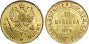 10 markkaa 1878 year