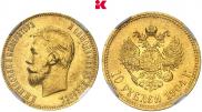 10 roubles 1904 year