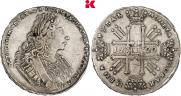 1 рубль 1729 года