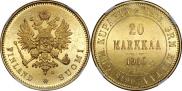 20 markkaa 1910 year