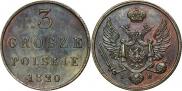 3 grosze 1820 year