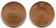 5 pennia 1889 year