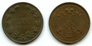 10 pennia 1890 year
