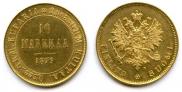 10 markkaa 1879 year