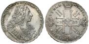1 рубль 1729 года