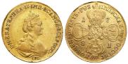 5 roubles 1781 year