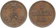 5 пенни 1866 года