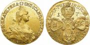 10 roubles 1772 year