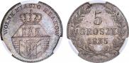 5 groszy 1835 year