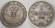 2 markkaa 1865 year