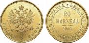20 markkaa 1879 year