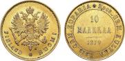 10 markkaa 1879 year