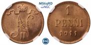 1 penni 1911 year
