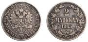 2 markkaa 1865 year