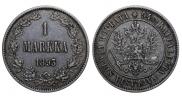1 markka 1893 year