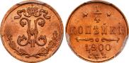 1/4 kopeck 1900 year