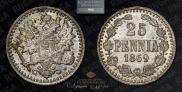 25 pennia 1869 year