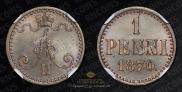 1 penni 1870 year