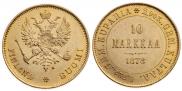 10 markkaa 1878 year