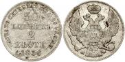 30 kopecks - 2 złotych 1836 year