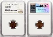 1 penni 1906 year