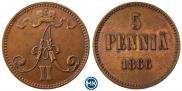 5 пенни 1866 года