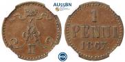 1 penni 1867 year