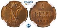 1 penni 1904 year