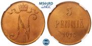 5 pennia 1915 year