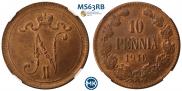 10 pennia 1916 year