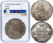 1 rouble 1727 year