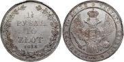 1,5 рубля - 10 злотых 1833 года
