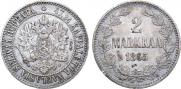 2 markkaa 1865 year