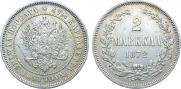 2 markkaa 1872 year