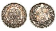 1 markka 1872 year