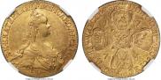 10 roubles 1774 year