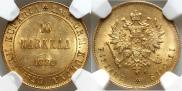 10 markkaa 1882 year