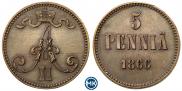 5 пенни 1866 года