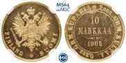 10 markkaa 1905 year