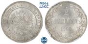 2 markkaa 1906 year