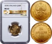 20 markkaa 1878 year